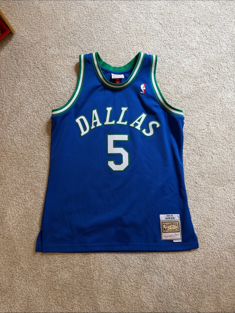 Jason Kidd Mitchell & Ness Retro Dallas Mavericks Jersey (94-95)